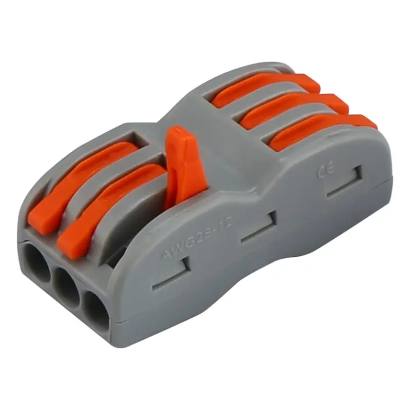 Push Connector Quick connect estilo 222-413 Primavera emenda Terminais Elétricos Alavanca de Cabo Fio bloco teiginal Conectores