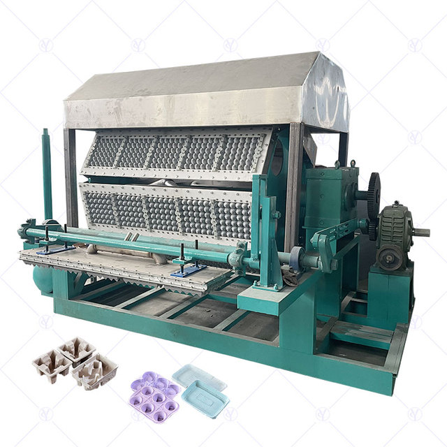 Yuancui Automatic Egg Tray Making Machine Pulp Molding Machine With Customized Drying Lines