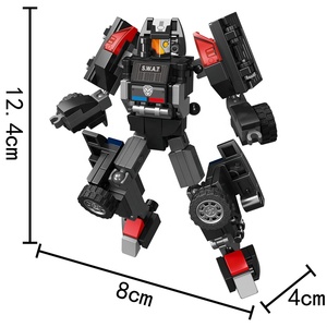 ZEKO KB2001 5 en 1 PentaStorm <span class=keywords><strong>Robot</strong></span> gigante juguetes modelo 5 uds Robots transformadores para niños bloques de construcción juego de juguetes de ladrillos - Product Image 2
