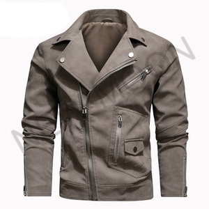 Veste en toile pour homme, style streetwear, automne et hiver, veste de moto pour homme - Product Image 2