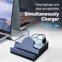 Chargeur rapide de bureau universel multifonctionnel multi-ports 100W Gan PD, chargeur sans fil USB Type C 140W pour iPhone/iPad/MacBook
