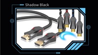Cable Ultra Alta Velocidad 8K 48Gbps Macho-Macho para Monitor con Blindaje Combinado 60Hz/120Hz HDR TDR OEM/ODM de Fábrica