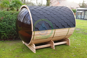 ถังอะคริลิคสำหรับซาวน่าถังแก้วพาโนรามาไม้ซีดาร์สีแดงสำหรับสวนกลางแจ้งของแคนาดา - Product Image 3