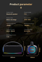 Haut-parleur d'extérieur en gros, mini-haut-parleur portable, avec insertion de carte TF, haut-parleur de cyclisme, subwoofer