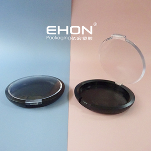 Dia 80MM Big Capacity Round ABS Plastic Cosmetic Makeup <b>Compact</b> Powder Empty Pressed Powder Case Packaging - Product Image 6