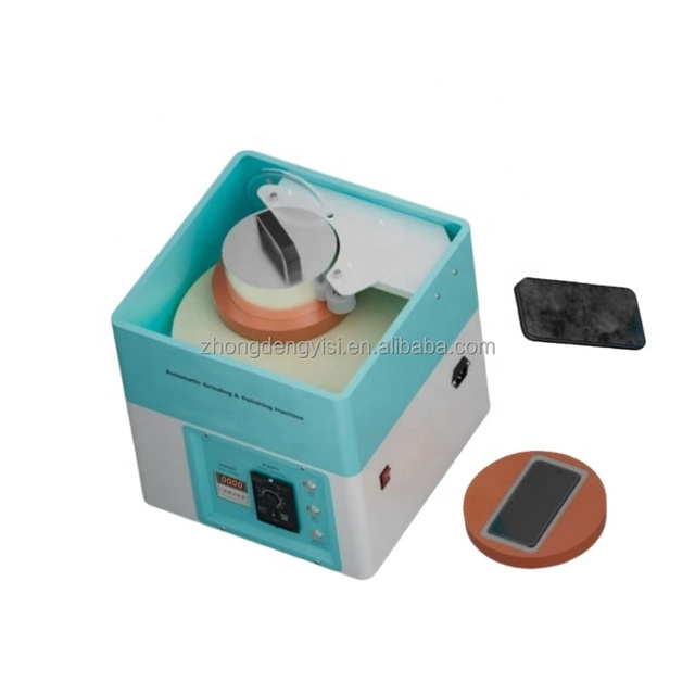 Mini One Station Automatic Mobile Phone Front Glass Scratch Repair Device LCD Screen Polisher Grinding Machine