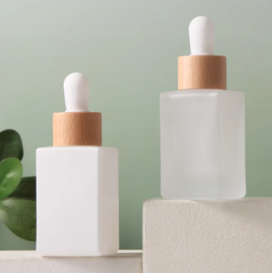 Muestra gratis única Rectangular 20ml 1oz 30ml botella cuentagotas de vidrio para el cuidado de <span class=keywords><strong>la</strong></span> piel suero aceite esencial para el cabello - Product Image 1