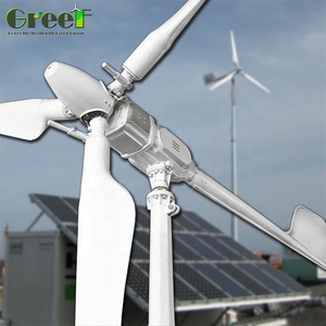 ระบบไฮบริดพลังงานลมและพลังงานแสงอาทิตย์ 10KW 20KW สำหรับใช้ในบ้าน พร้อมแบตเตอรี่ลิเธียม Deye คุณภาพสูง - Product Image 3