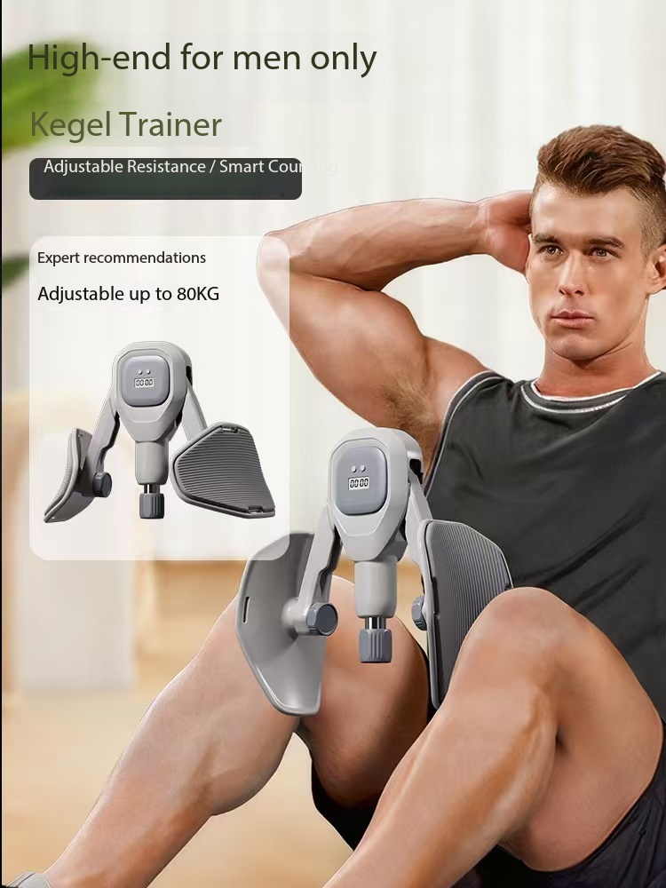 Adjustable Kegel & Inner Thigh Trainer – Resistance Leg Exercise Equipment with Leg Straps for Women & Men | Home, Office & Gym Fitness - View 2