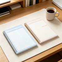 Carnet à spirale personnalisé avec logo, couverture rigide, formats A5, A4, A3, B4, agenda personnalisé pour le bureau, les études, cadeau promotionnel en gros