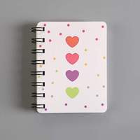 Vente en gros Fleur Série A7 Mini-Portable Carnets B5 Étudiant Papeterie avec PP Couverture Spirale Lié HONGEN NB-01 pour Cadeaux