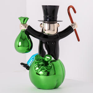 Haute qualité monopole Frp dessin animé Sculpture personnalisé centre commercial hôtel salon décoration extérieur Arts et artisanat ornements - Product Image 4