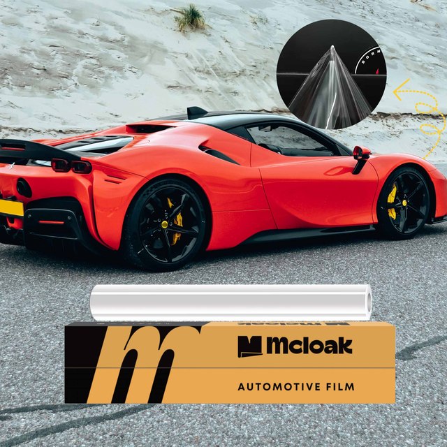 Transparent Clear 1.52*15m TPU PPF Car Paint Protection Film 8.5mil Self-Healing Anti-Yellowing 90% UV Rejection 10-Year