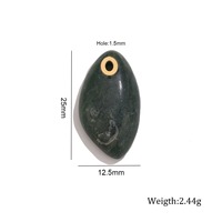 Pendentifs Breloques Géométriques Polies en Forme de Goutte pour Bijoux DIY Personnalisés, en Cristal Naturel (Œil de Tigre, Quartz Rose, Lapis Lazuli, Onyx, Opale)
