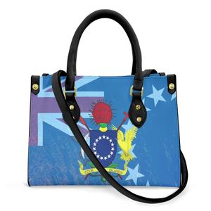 กระเป๋า PU สำหรับสุภาพสตรีกระเป๋าถือลายดอกไม้หลากสี - Product Image 4