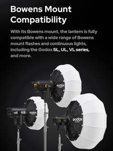 <span class=keywords><strong>Godox</strong></span>, 19,6 pulgadas/50cm, linterna plegable de, Softbox, modificador de iluminación suave para <span class=keywords><strong>Godox</strong></span> SL60II SL150III FV150II <span class=keywords><strong>AD300PRO</strong></span> - Product Image 6