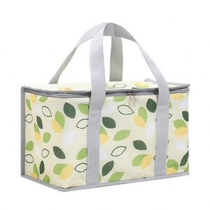2024 Custom Plaid Portable Thermal Bags Food Picnic Lunch Delivery Oxford Insulated Shopping Cooler Bag - Product Image 2