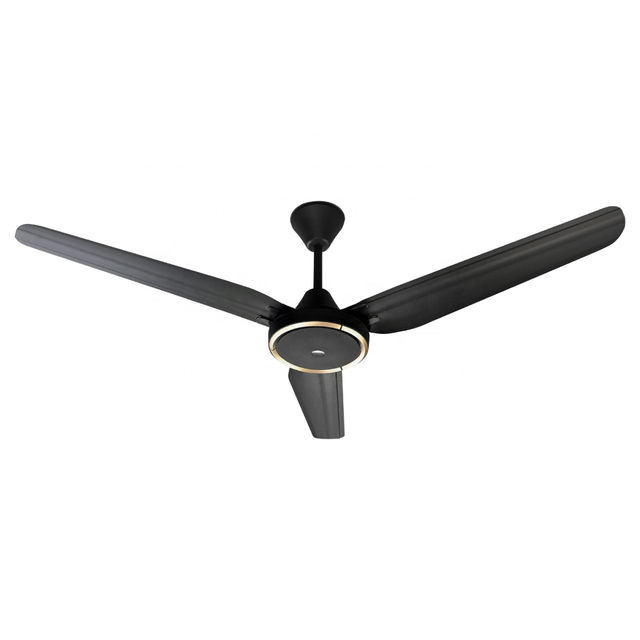 Large Air Volume Cooling Strong Wind Ceiling Fan 56'' Pure Metal Ceiling Fan with BLDC Motor, Reversible Quiet Operation