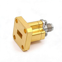 Adaptateur coaxial à guide d'ondes personnalisable de haute qualité (à lancement par l'extrémité) Convertisseur HangxunTe/Modèle de marque personnalisable HXT-140WCAS