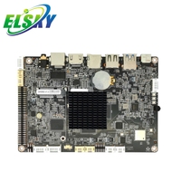 ELSKY Fanless EK9900 4/32G Android Placa base con CPU Rockchip RK3399 2,0 4K Pantalla 2COM RS232 brazo placa base