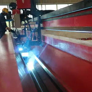 Otomatis Butt Datar Pengelasan Pelat Bench Pabrik Harga Longitudinal Pengelasan Mesin
