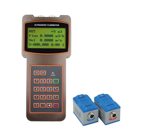 NYUF100 pengukur aliran ultrasonik genggam, pengukur aliran ultrasonik untuk air dingin, air keran, air panas, dan pengukuran air laut - Product Image 1