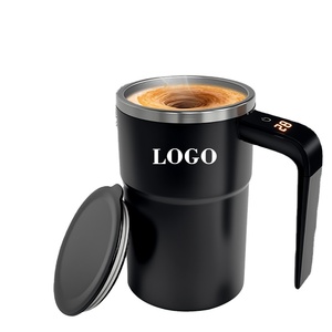 Batidora de Café Eléctrica Portátil Inteligente Personalizada, Silenciosa, Mini, de Acero Inoxidable Aislado, Recargable por USB, para el Hogar (Alemán) - Product Image 1
