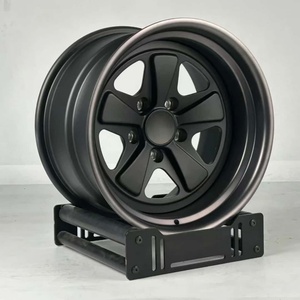 <span class=keywords><strong>ล้อ</strong></span>อะลูมิเนียมฟอร์จสีดำเงา/สีเงินสไตล์เรโทรคลาสสิก ขนาด <span class=keywords><strong>18</strong></span> นิ้ว สำหรับรถปอร์เช่ 911/930/964/993 - Product Image 3