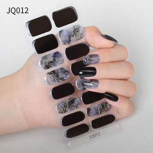 Semi-Cured Gel <b>Nail</b> Wraps Waterproof Full <b>Nail</b> Strips French Manicure Clear Base Self-Adhesive <b>Nail</b> Art Stickers for Salon - Product Image 5