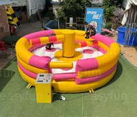 Jeu gonflable Wipeout Eliminator de luxe à faible coût avec contrôleur pour centre commercial et exposition