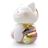 Gelée dessert 15g 70pcs mini tasse de noix de coco fruits doux bonbons gelée dans Chanceux chat pot
