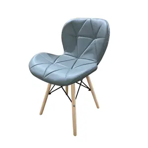 Modern Buffet Dinner Table Side Chairs Free Sample Wholesale Luxury Nordic Design Dinning Furniture PU Radar Chair