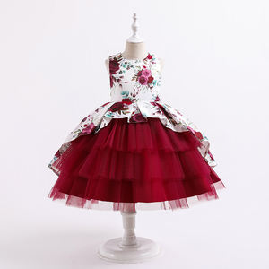 Latest Design Boutique Flower Girls Dress Fashion Style Top Quality Ins Hot Sale Baby Girls Princess <b>Tutu</b> Party Dress - Product Image 1