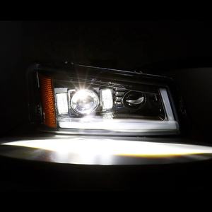 Ensemble de phares à LED DOT pour <span class=keywords><strong>Chevy</strong></span> <span class=keywords><strong>Silverado</strong></span> 1500 Accessoires pour Chevrolet <span class=keywords><strong>Silverado</strong></span> 2003 2004 2005 2006 Avalanche 2500HD - Product Image 2
