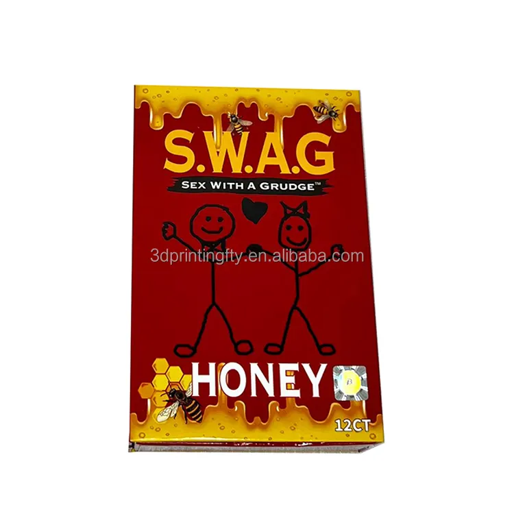 Wholesale Male Enhancement Honey Rhino Sex Pills for Men Bottle Sticker Private Label Blister Card Display Box