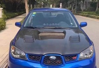 Capot moteur en fibre de carbone style 7 trous, compatible avec Subaru Impreza WRX 9e génération, pièces automobiles aérodynamiques GDF