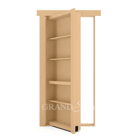 Porte de bibliothèque secrète cachée personnalisée, charnière de porte invisible, pièce de panique, porte de bibliothèque Murphy, porte cachée