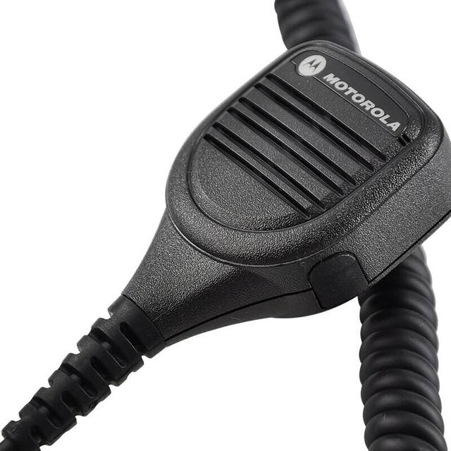 PMMN4024 Handheld Condenser Microphone Wired Speaker Walkie-Talkie Long Range Radio Speaker for DP4400E 4800E XPR7550E 7350E