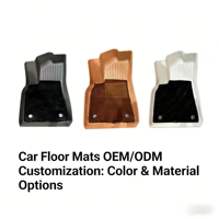 Tapis de sol de voiture OEM/ODM de luxe 3D antidérapants en TPE, ensemble complet 1 pièce, motif lettres, pour BYD M6 RHD, épaisseur 3,5 mm, toutes saisons, faciles à nettoyer