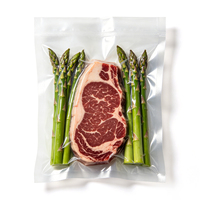 Bolsa de Plástico al Vacío Apta para Microondas, Tamaño Personalizable, Impresión por Grabado, para Alimentos Congelados, Mariscos, Agricultura, Harina, Huevo, Fertilizantes, Arroz