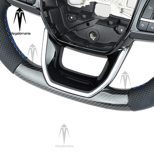 Custom Steering Wheel Fit for Ford Transit Tourneo C-MAX Kuga St V348 Mk8 2018 2019 2023 <strong>2021</strong> 2022 Carbon Fiber Steering Wheel - Product Image 3