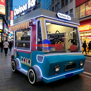 Chariot à hot-dogs, chariot à glaces, chariot à café sur roues, restaurant mobile, remorque alimentaire électrique, camion à burgers à vendre - Product Image 3