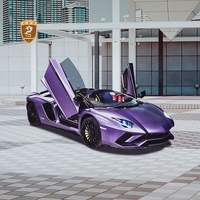 Lèvre de pare-chocs avant en fibre de carbone de style OEM pour Lamborghini Aventador LP740 LP720 LP700