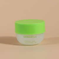 Prix d'usine abordable – Pots cosmétiques ronds en PP blanc mat et vert de 30 ml, 30 g, 100 g, 300 g pour emballage de crèmes visage et soins de la peau