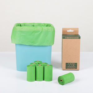 Sacs à déchets alimentaires compostables et biodégradables de 3 gallons, durables, imprimés <span class=keywords><strong>en</strong></span> héliogravure, thermoscellables pour salle de bain, maison, chambre, bureau - Product Image 1