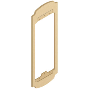Scatola adattatore Retrofit 9192 in ottone, lunghezza 29,95 pollici, larghezza 11,98 pollici, altezza 0,6 pollici, accessorio per cablaggio - Product Image 1