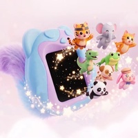 Console de jeu électronique portable pour enfants, jouet éducatif avec écran LCD, mini-animaux électroniques avec porte-clés