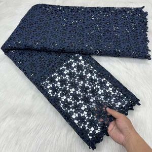 Tissus de <span class=keywords><strong>dentelle</strong></span> africaine lourde or de qualité supérieure Guipure cordon d'or <span class=keywords><strong>dentelle</strong></span> 2024 dernier tissu de <span class=keywords><strong>dentelle</strong></span> de cordon - Product Image 5