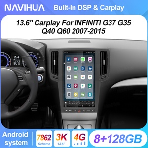 New 13.6 Inch Tesla <b>Screen</b> for Infiniti G37 G35 2007 2015 Multimedia Android Car Radio Auto Head Unit <b>Monitor</b> Carplay Navigation - Product Image 5