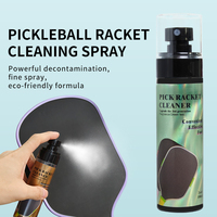 Nettoyant pour raquettes de pickleball avec logo personnalisé, plusieurs parfums disponibles, solution de nettoyage et d'entretien de la surface de la raquette, produit sportif